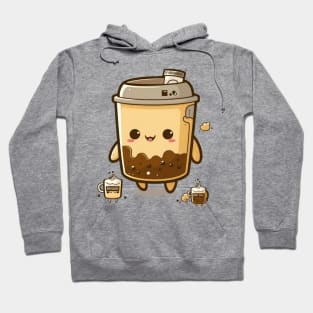 Coffee never looked so cute Hoodie